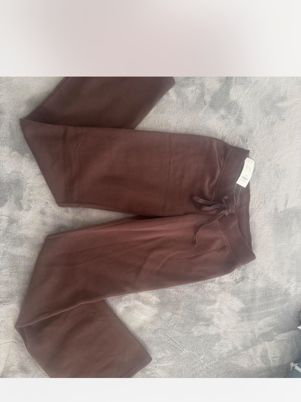 Hollister Chocolate Brown Drawstring Jogger Pants